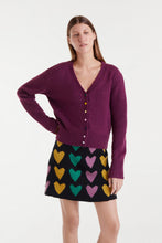 Load image into Gallery viewer, Compania Fantastica Burgundy Cardigan
