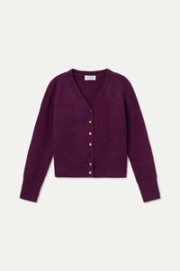 Compania Fantastica Burgundy Cardigan
