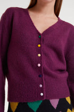 Load image into Gallery viewer, Compania Fantastica Burgundy Cardigan
