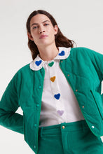 Load image into Gallery viewer, Compania Fantastica Heart Embroidery White Shirt
