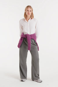 Compania Fantastica Strawberry Embroidery White Shirt