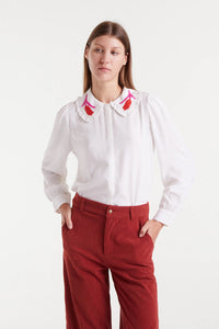 Compania Fantastica Tulip Embroidery Shirt