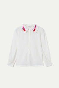 Compania Fantastica Tulip Embroidery Shirt