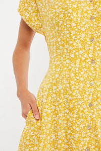 Louche Prudence Micro Blossom Print Mini Dress