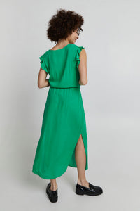 Ichi Ihmarrakech Maxi Dress In Green