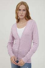 Load image into Gallery viewer, Byoung Bymmpimba V Neck Cardigan Mauve Mist
