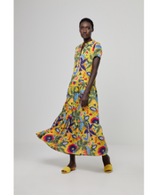 Load image into Gallery viewer, Surkana Flowers And Birds Maxi Dress
