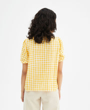 Load image into Gallery viewer, Compania Fantastica Yellow Gingham Top
