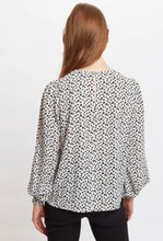 Load image into Gallery viewer, Louche Lima Floral Blouse White

