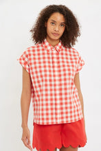 Load image into Gallery viewer, Louche Abinaya Picnic Check Shirt In Red

