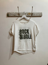 Load image into Gallery viewer, Rock And Roll T-Shirt In White By Pulz Jeans
