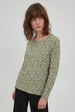 Load image into Gallery viewer, Ichi Ihvera Long Sleeve Blouse Weeping Willow
