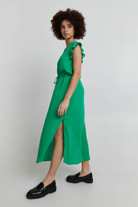 Ichi Ihmarrakech Maxi Dress In Green