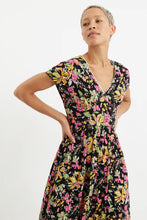 Load image into Gallery viewer, Unity Flower Burst Print Midi Dress
