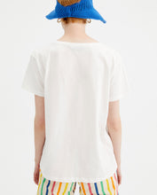 Load image into Gallery viewer, Compania Fantastica Cotton T-shirt with texturised text
