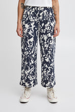 Load image into Gallery viewer, Ichi Ihkate Blue Print Trousers

