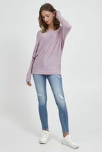 Load image into Gallery viewer, Byoung Bypimba Bat Sleeve Fine Knit Jumper Mauve Mist
