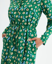 Load image into Gallery viewer, Compania Fantastica Green Floral Dress
