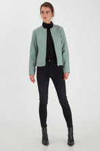 Load image into Gallery viewer, Byoung Byacom Faux Leather Jacket Green
