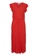 Load image into Gallery viewer, Ichi Ihmarrakech Maxi Dress In Red
