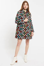 Load image into Gallery viewer, Louche Dryden 60’s Circles Jacquard Mini Coat
