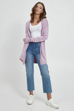 Load image into Gallery viewer, Byoung Bymmpimba Long Cardigan Mauve Mist
