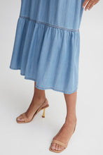 Load image into Gallery viewer, Byoung Bylana Soft Denim Midi Skirt
