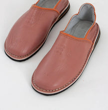 Load image into Gallery viewer, Bohemia Moroccan Berber Babouche Slippers Terracotta
