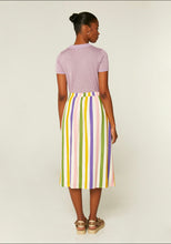 Load image into Gallery viewer, Multicoloured Stripe Midi Skirt
