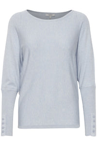 Byoung Bypimba Batwing Fine Knit Jumper Blue