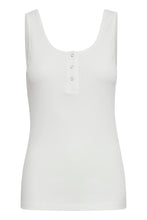 Load image into Gallery viewer, Ichi Ihsuper Vest Top White

