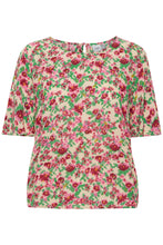 Load image into Gallery viewer, Ichi Ihmarrakech Blouse Structured Flowers
