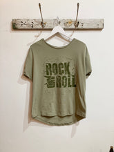 Load image into Gallery viewer, Rock And Roll T-shirt In Khaki By Pulz Jeans
