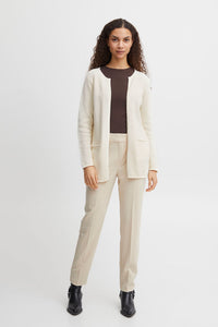 Byoung Bymikala Cotton Structured Cardigan Off White