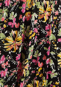 Unity Flower Burst Print Midi Dress