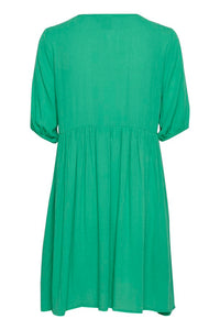Ichi Ihmarrakech Mini Dress In Green