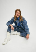 Load image into Gallery viewer, Compania Fantastica Blue High Waisted Jeans
