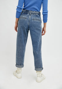 Compania Fantastica Blue High Waisted Jeans