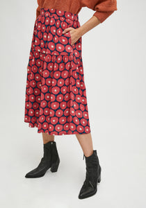 Compania Fantastica Floral Midi Skirt