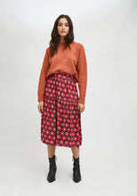 Load image into Gallery viewer, Compania Fantastica Floral Midi Skirt
