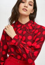 Load image into Gallery viewer, Compania Fantastica Red Polka Dots Shirt
