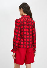 Load image into Gallery viewer, Compania Fantastica Red Polka Dots Shirt
