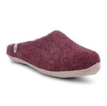 Load image into Gallery viewer, Egos Copenhagen Natural Wool Slippers Bordeaux

