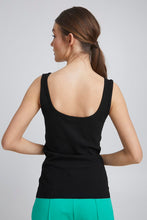 Load image into Gallery viewer, Ichi Ihsuper Vest Top Black
