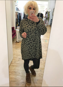 Sonya Leopard Print Dress