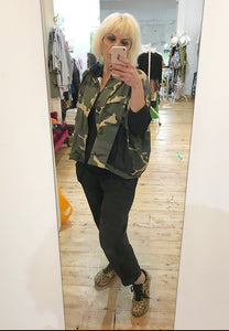 Little Camouflage Jacket With Hood