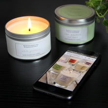 Load image into Gallery viewer, Soy Wax Candle in Lime, Mandarin &amp; Basil Scent
