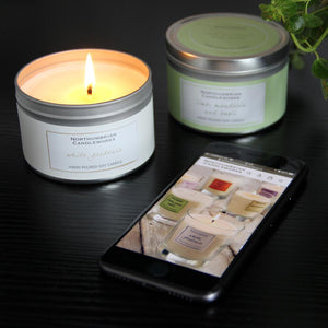 Soy Wax Candle in Lime, Mandarin & Basil Scent