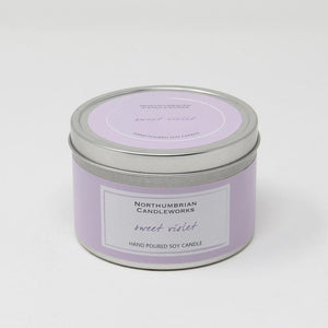 Vegan Soy Wax Candle Sweet Violet