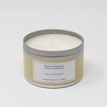 Load image into Gallery viewer, Vegan  Soy Wax Candle Tin Sandalwood
